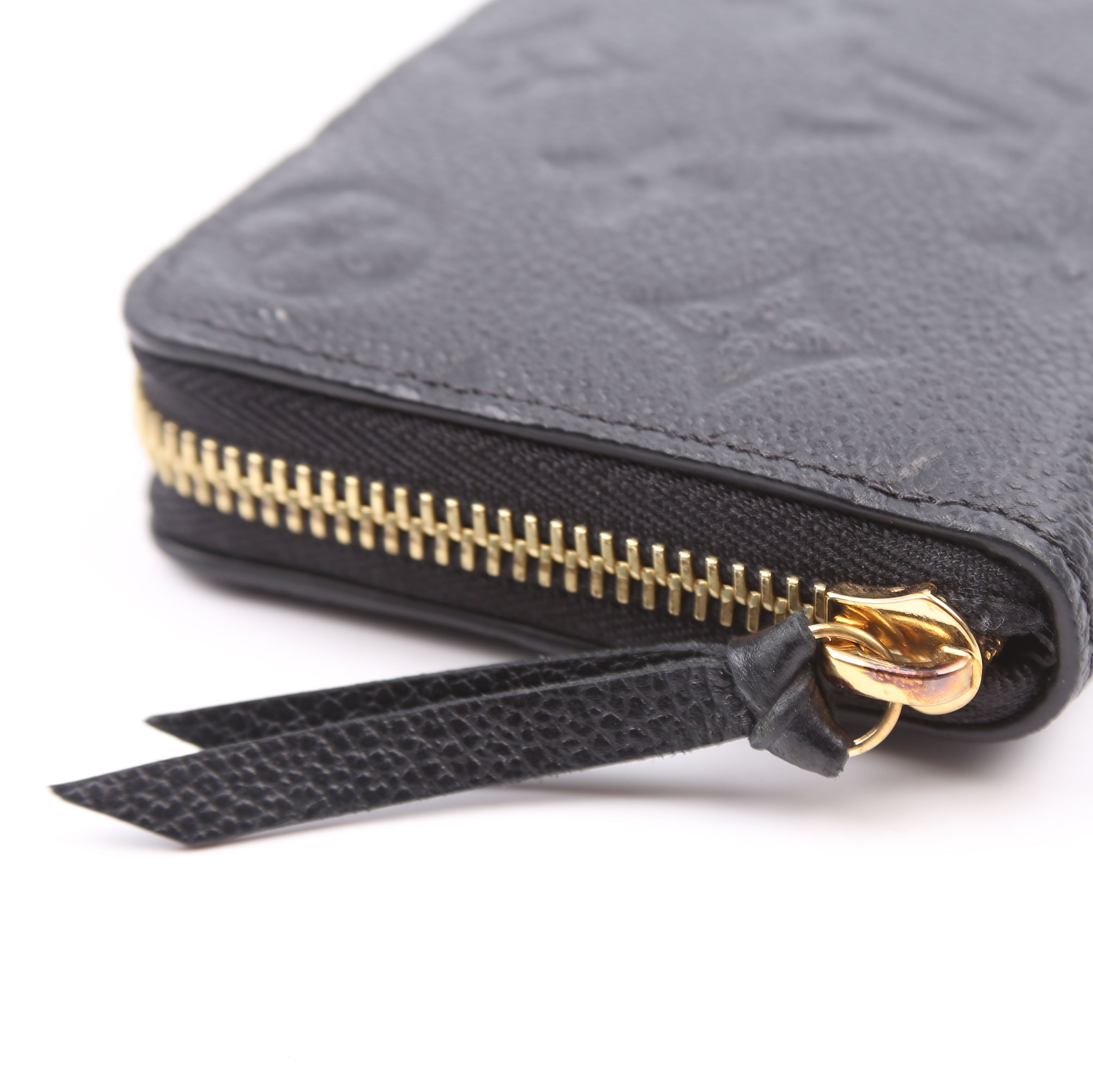Clemence Wallet Empreinte Black