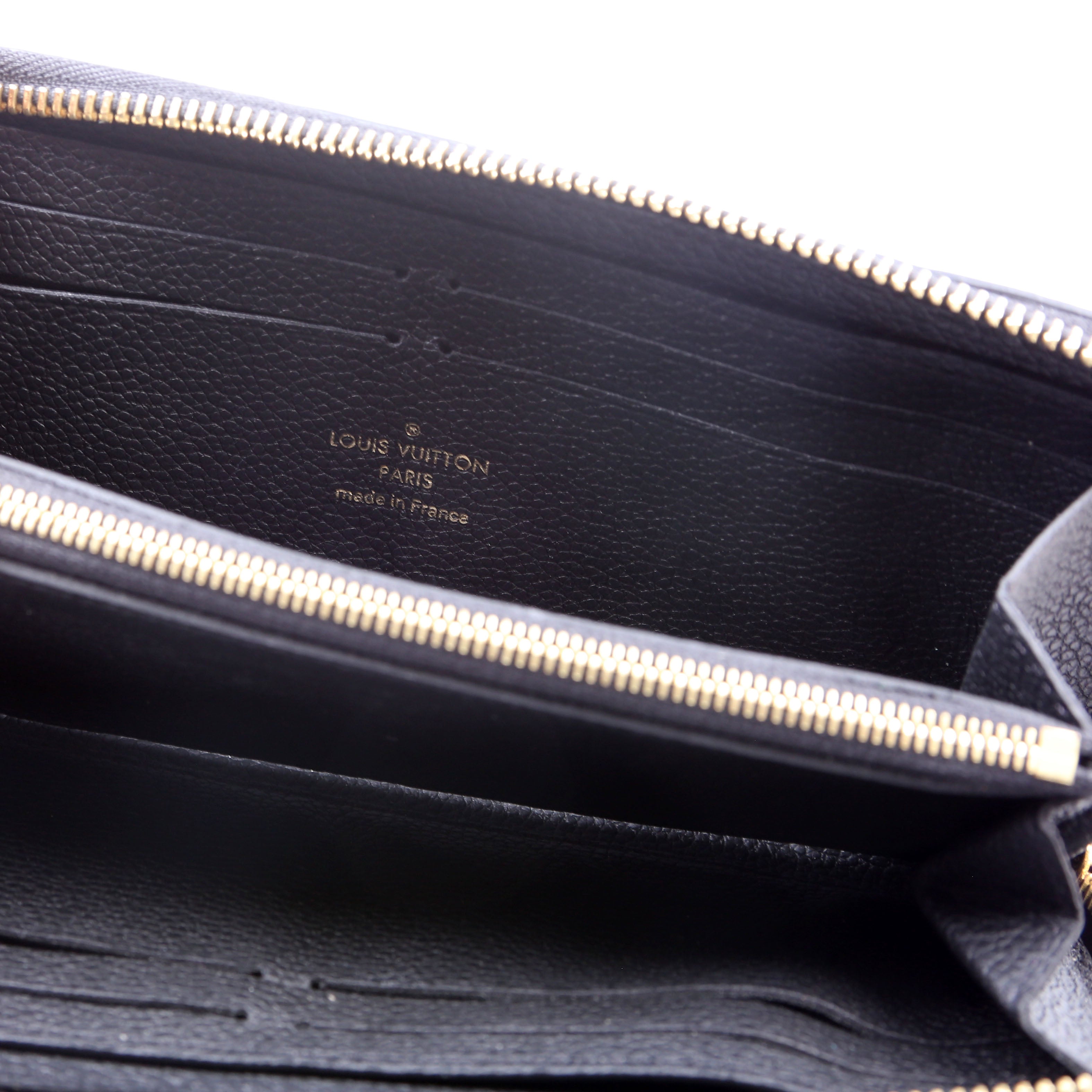 Clemence Wallet Empreinte Black