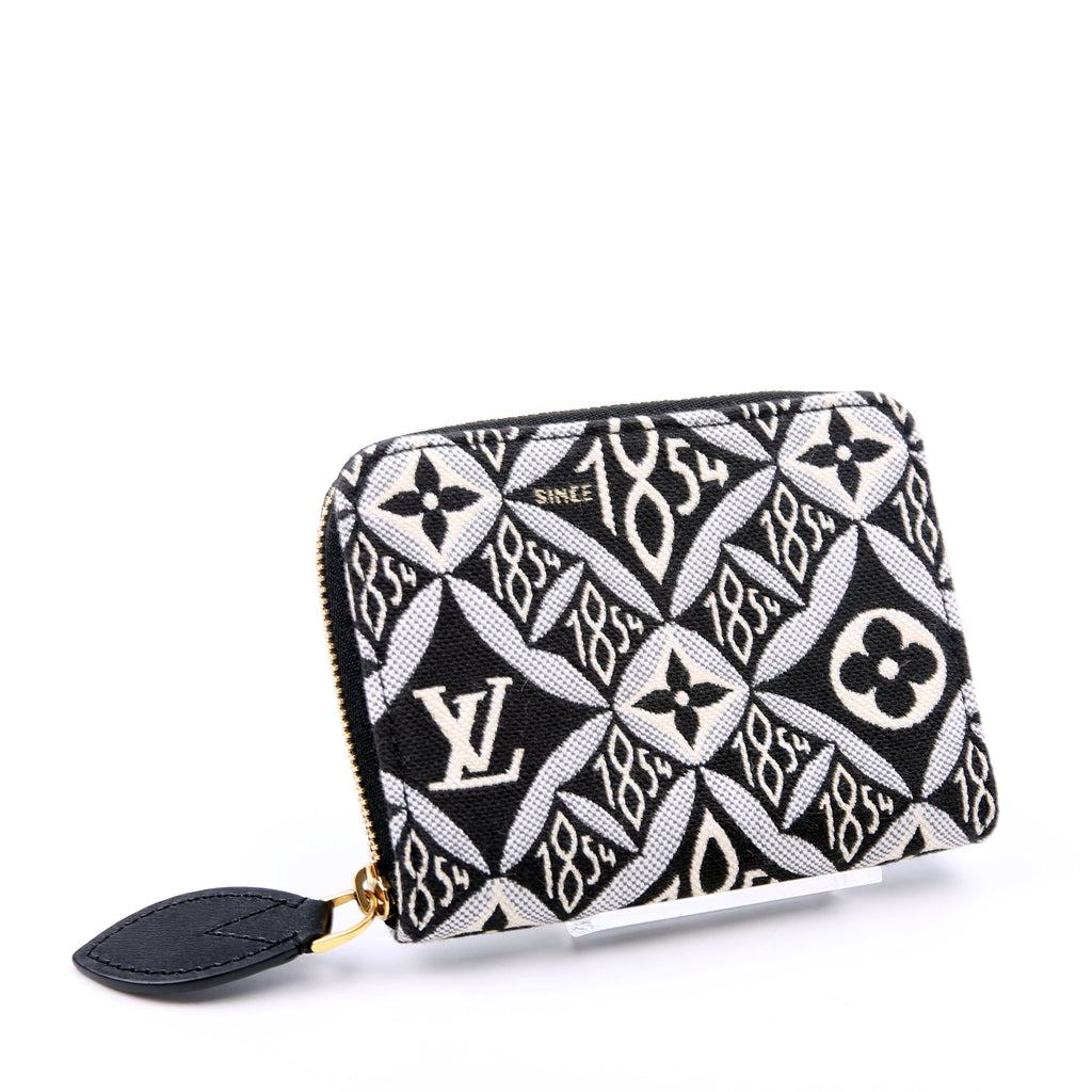 Zippy Coin Purse 1854 Jacquard White/Black