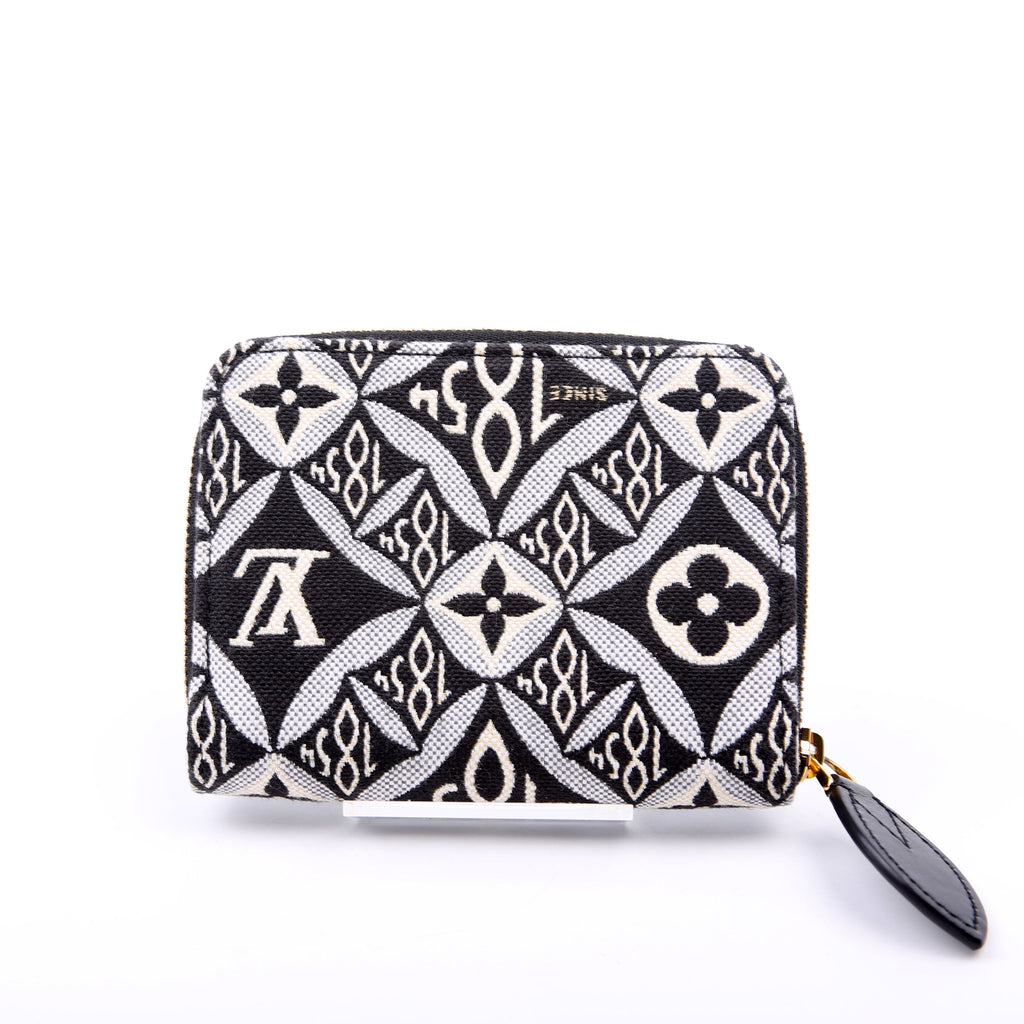 Zippy Coin Purse 1854 Jacquard White/Black
