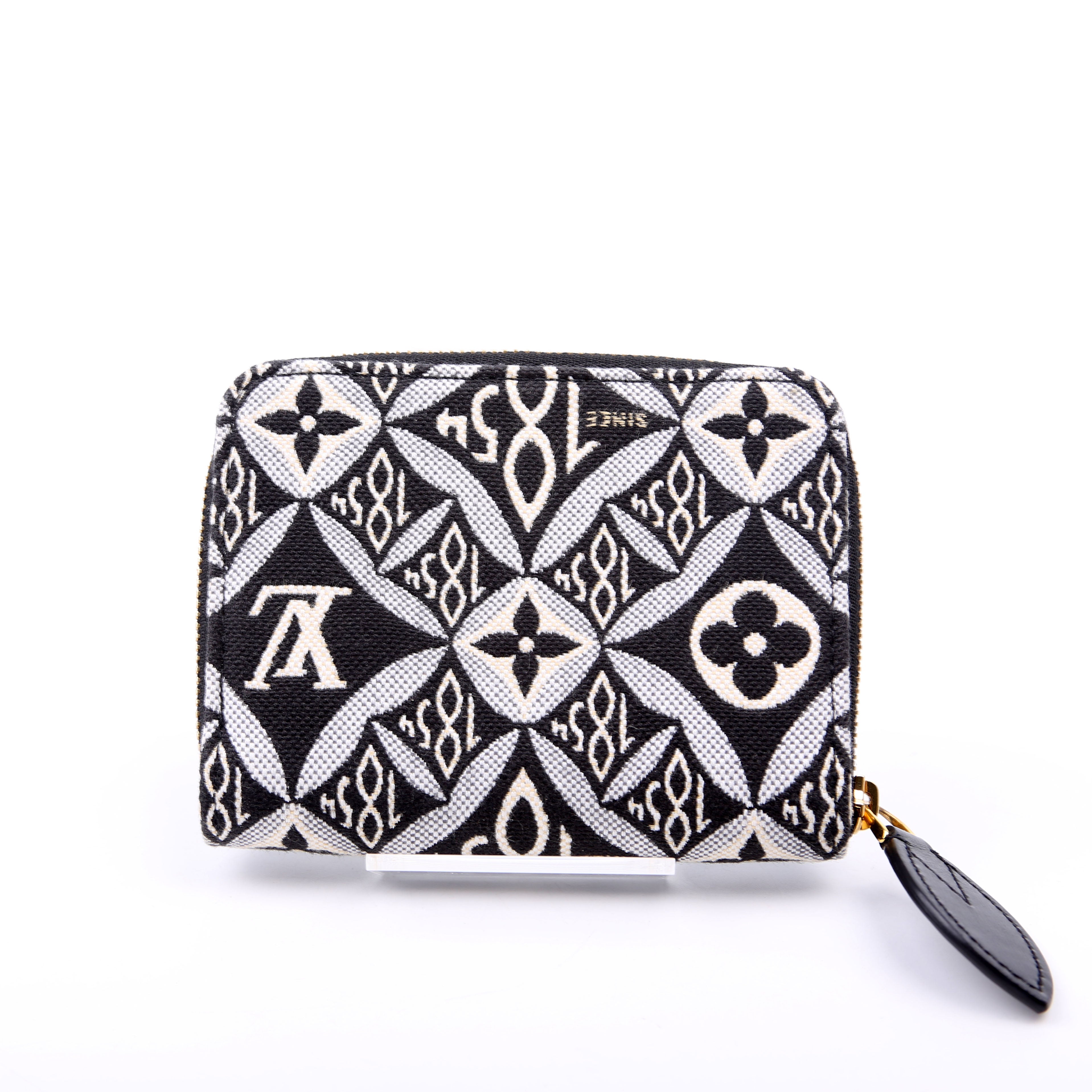 Zippy Coin Purse 1854 Jacquard White/Black