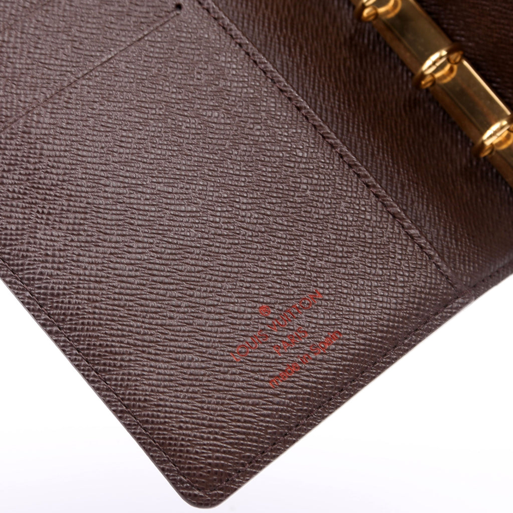 Agenda Small Ring Damier Ebene