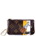 Pochette Cles Groom Bellhop Monogram Brown/Yellow/White