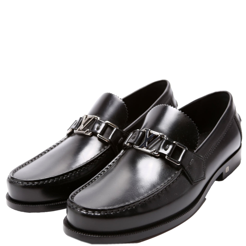 Major Loafers Brushed Leather Mens Size 4.5 (36.5)