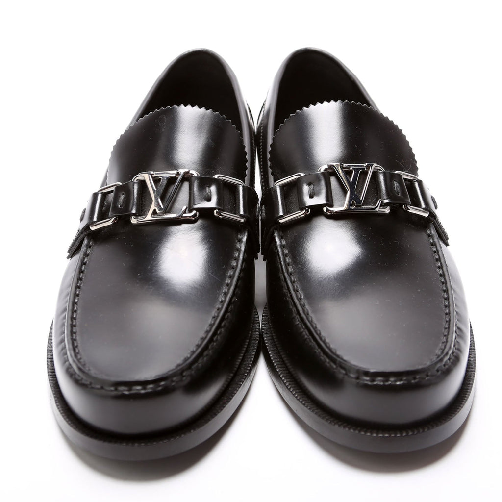 Major Loafers Brushed Leather Mens Size 4.5 (36.5)