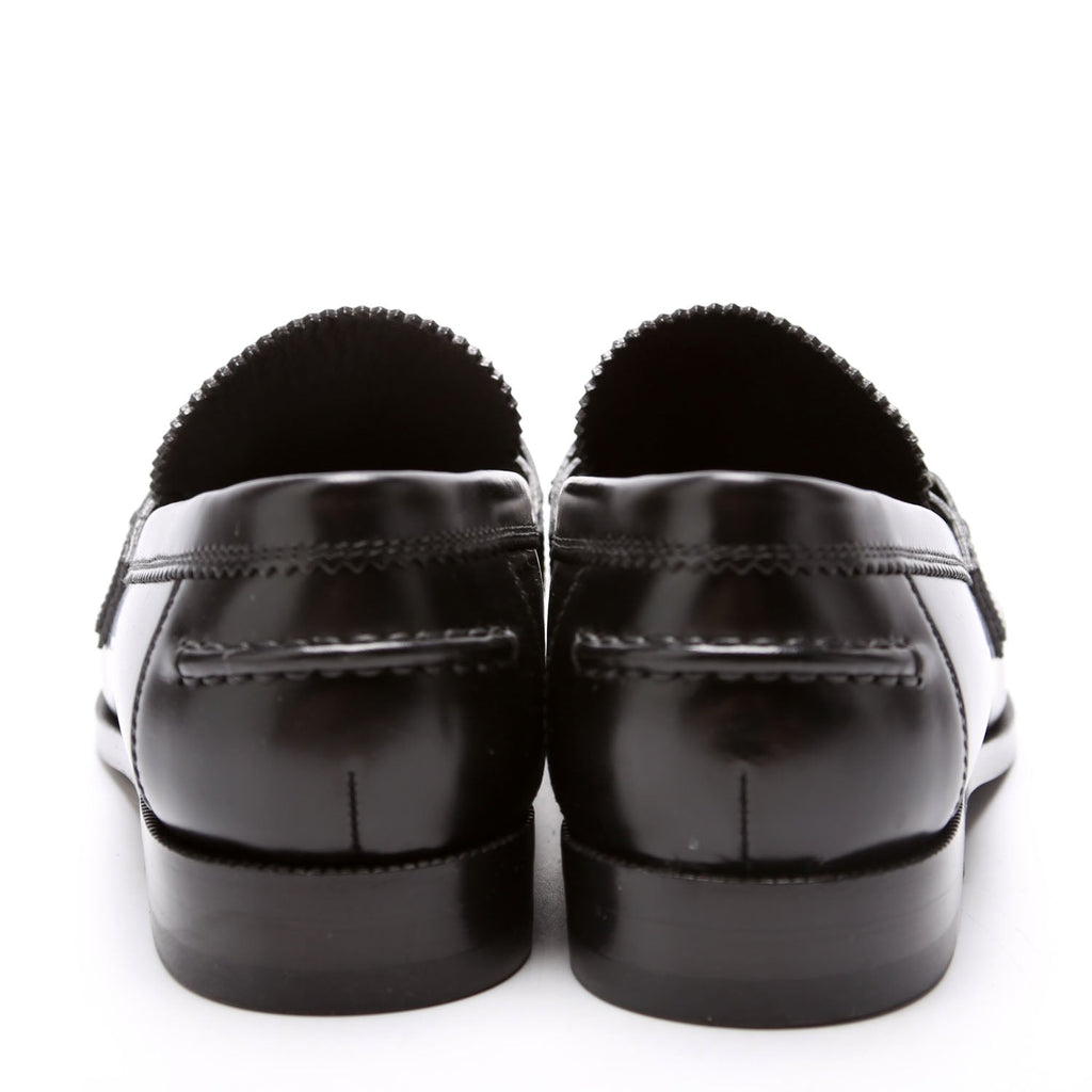 Major Loafers Brushed Leather Mens Size 4.5 (36.5)