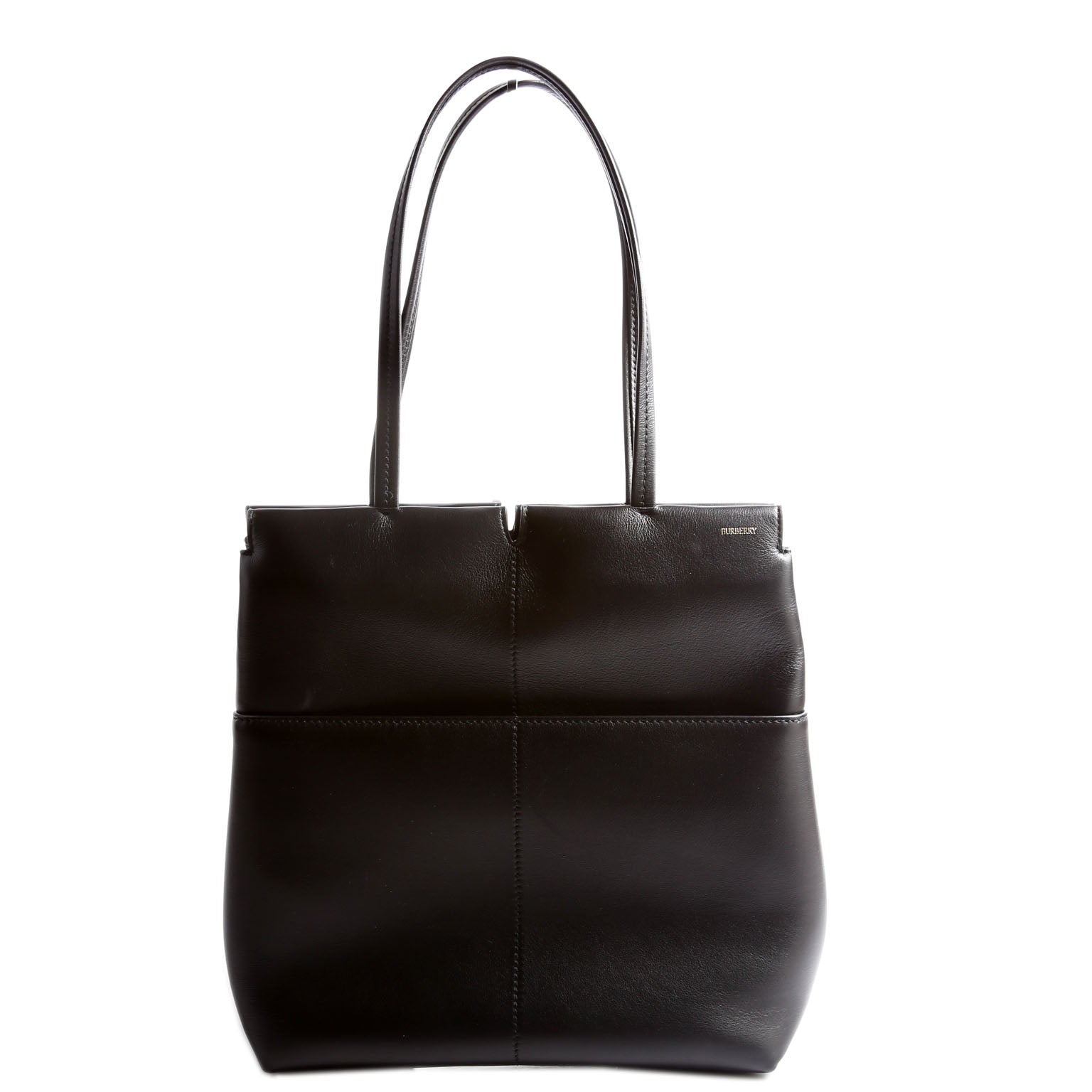 80974161 Snip Tote Calfskin/Lambskin Black