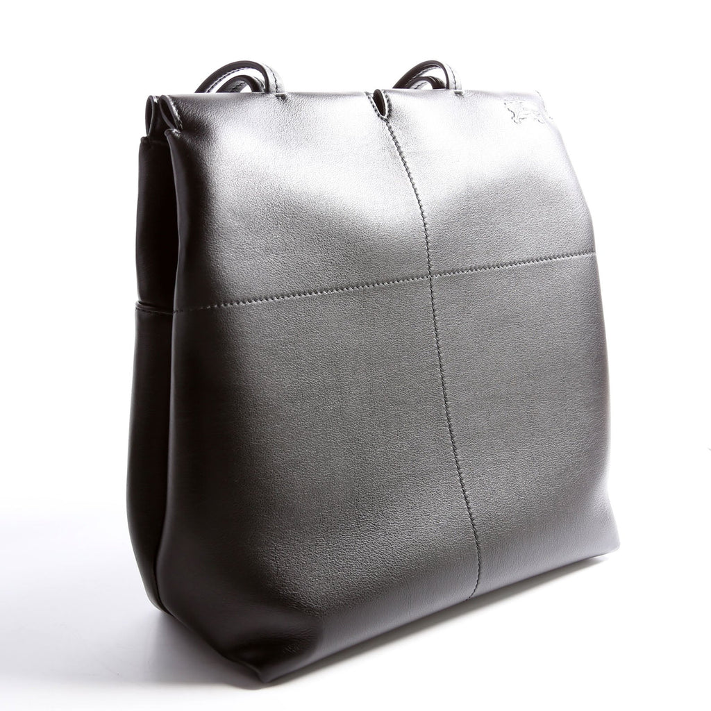 80974161 Snip Tote Calfskin/Lambskin Black