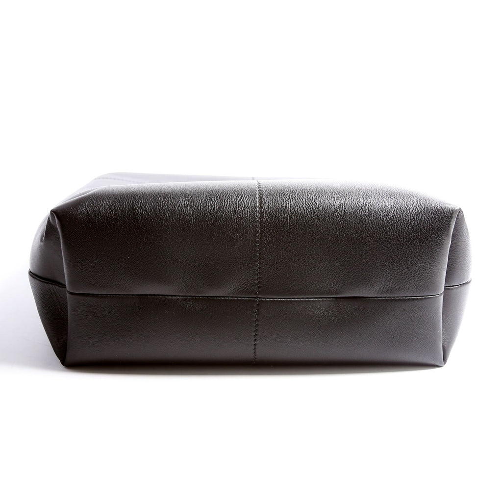 80974161 Snip Tote Calfskin/Lambskin Black