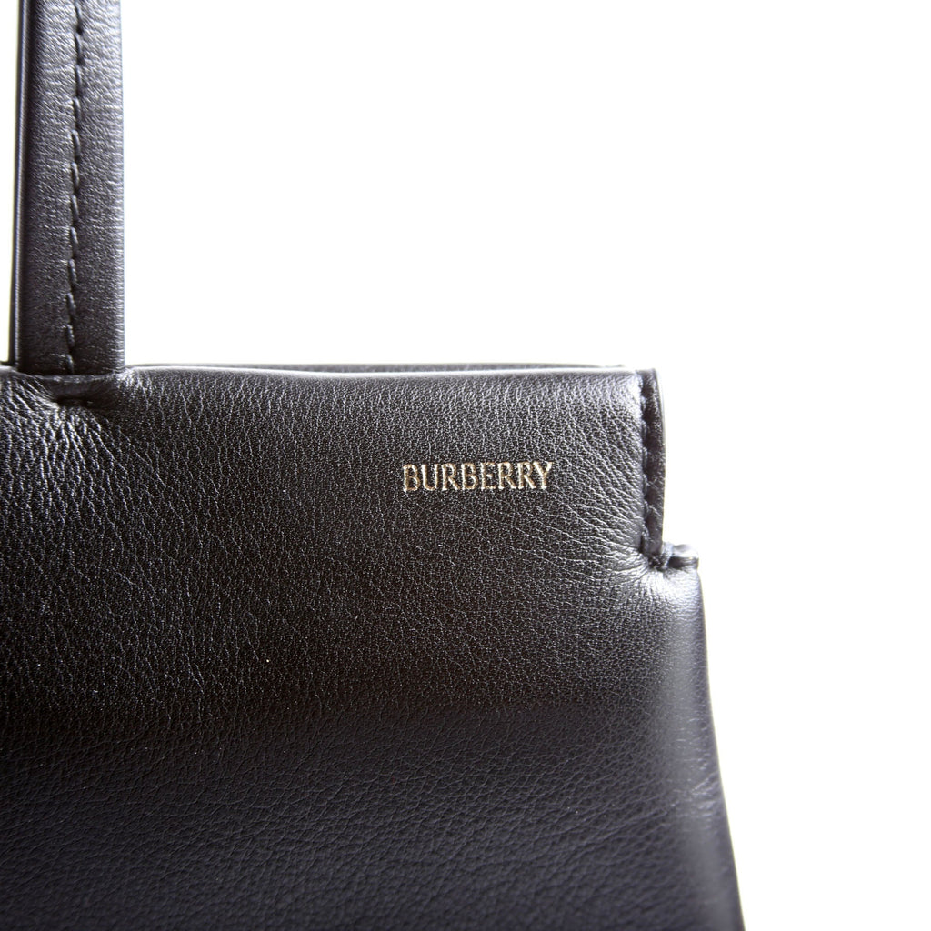 80974161 Snip Tote Calfskin/Lambskin Black