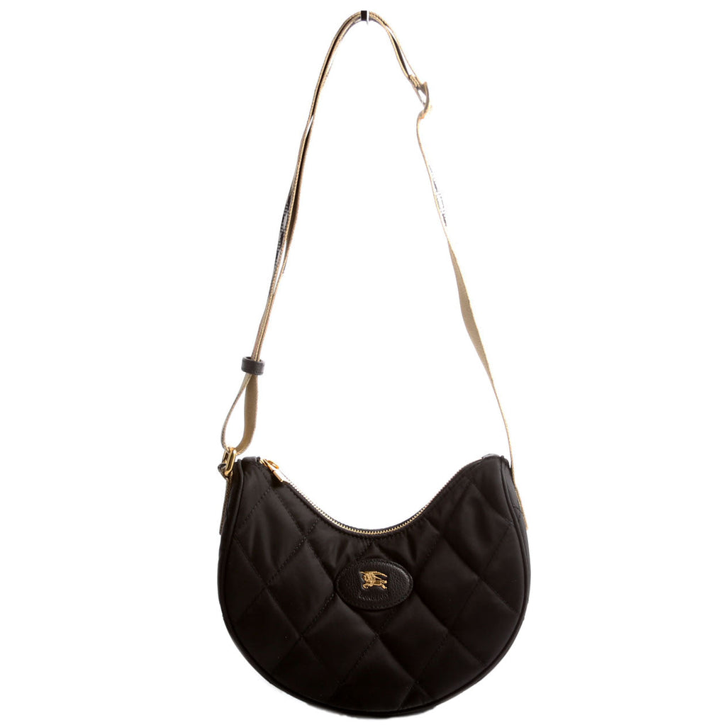 Horseshoe Nylon Crossbody Black
