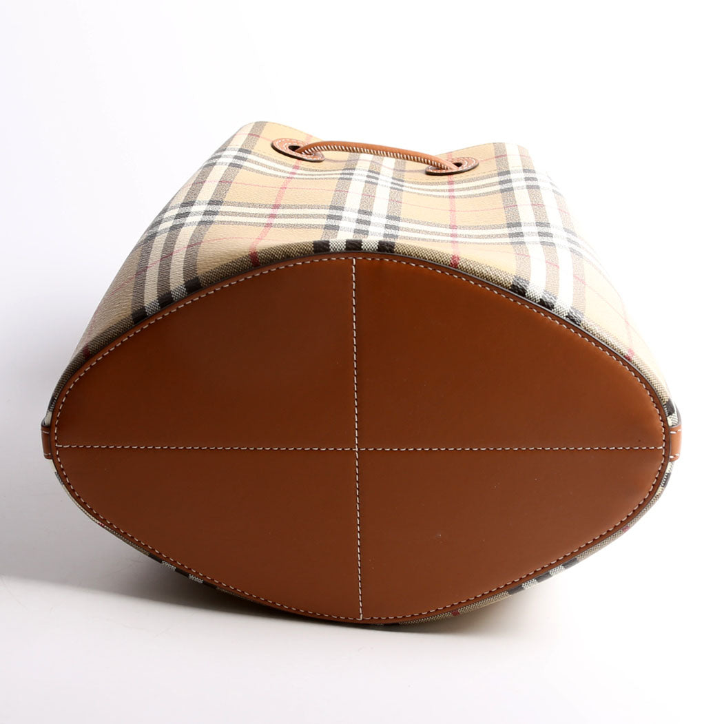 TB Check Bucket Bag Small