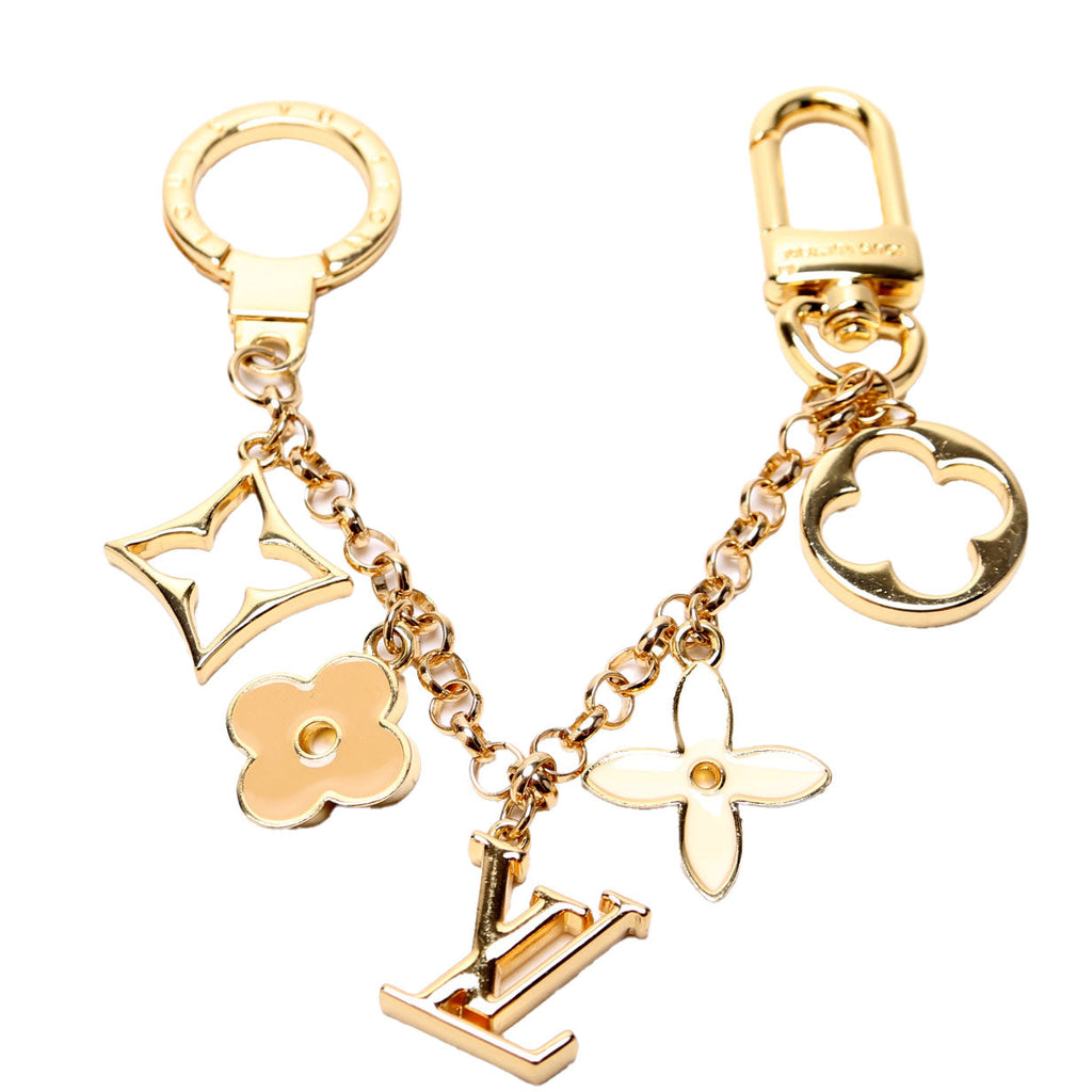 Fleur De Monogram Bag Charm
