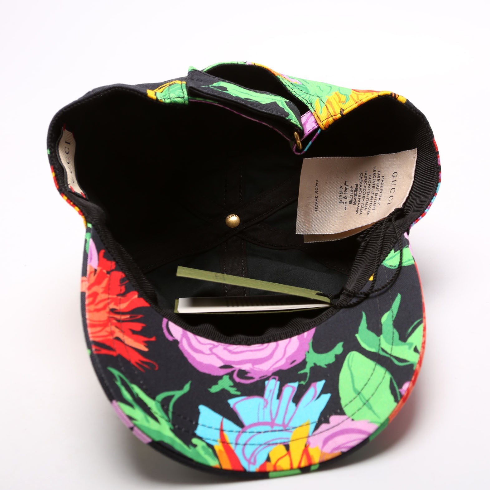 Floral Baseball Cap Size Medium