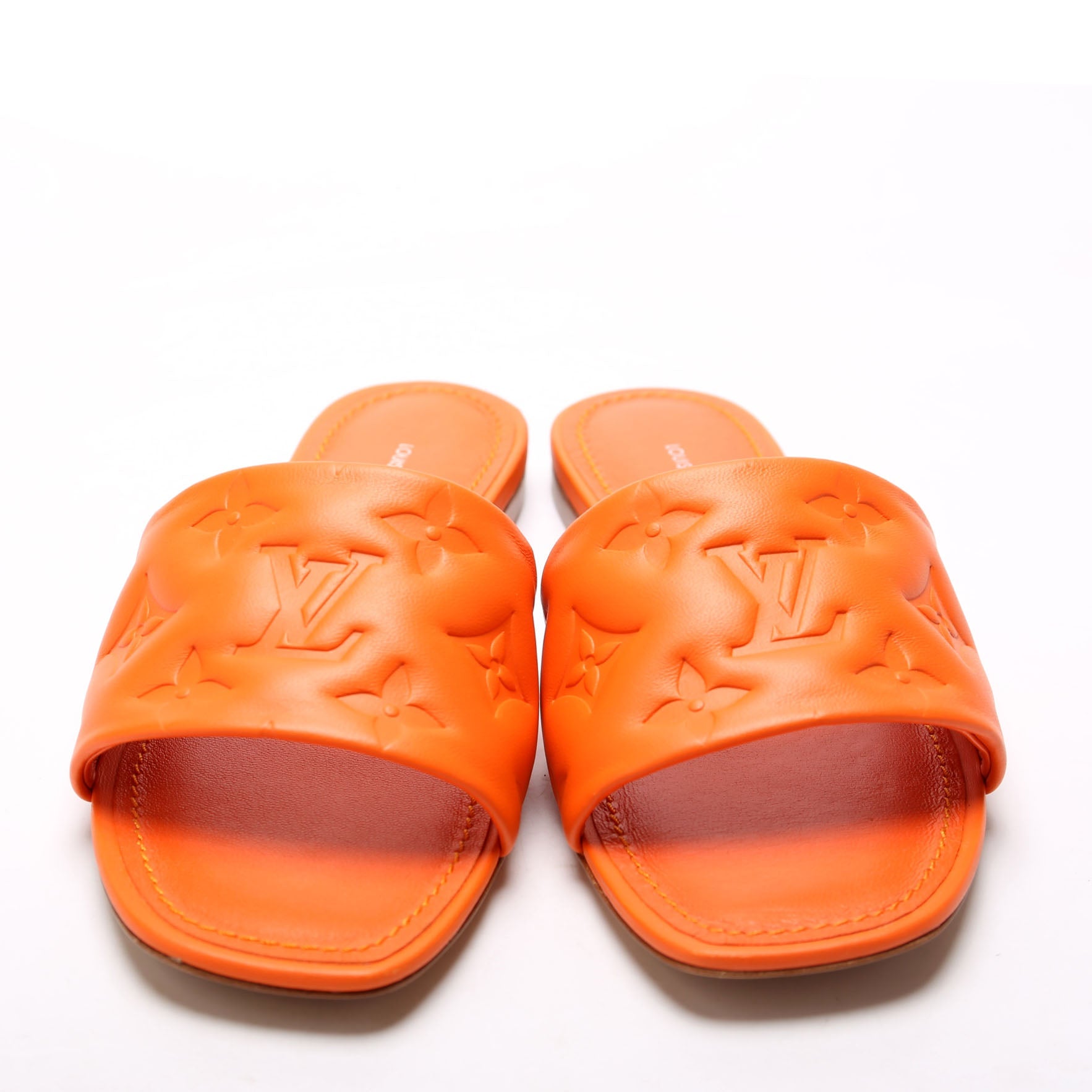 Revival Flat Mules Size 35 Orange