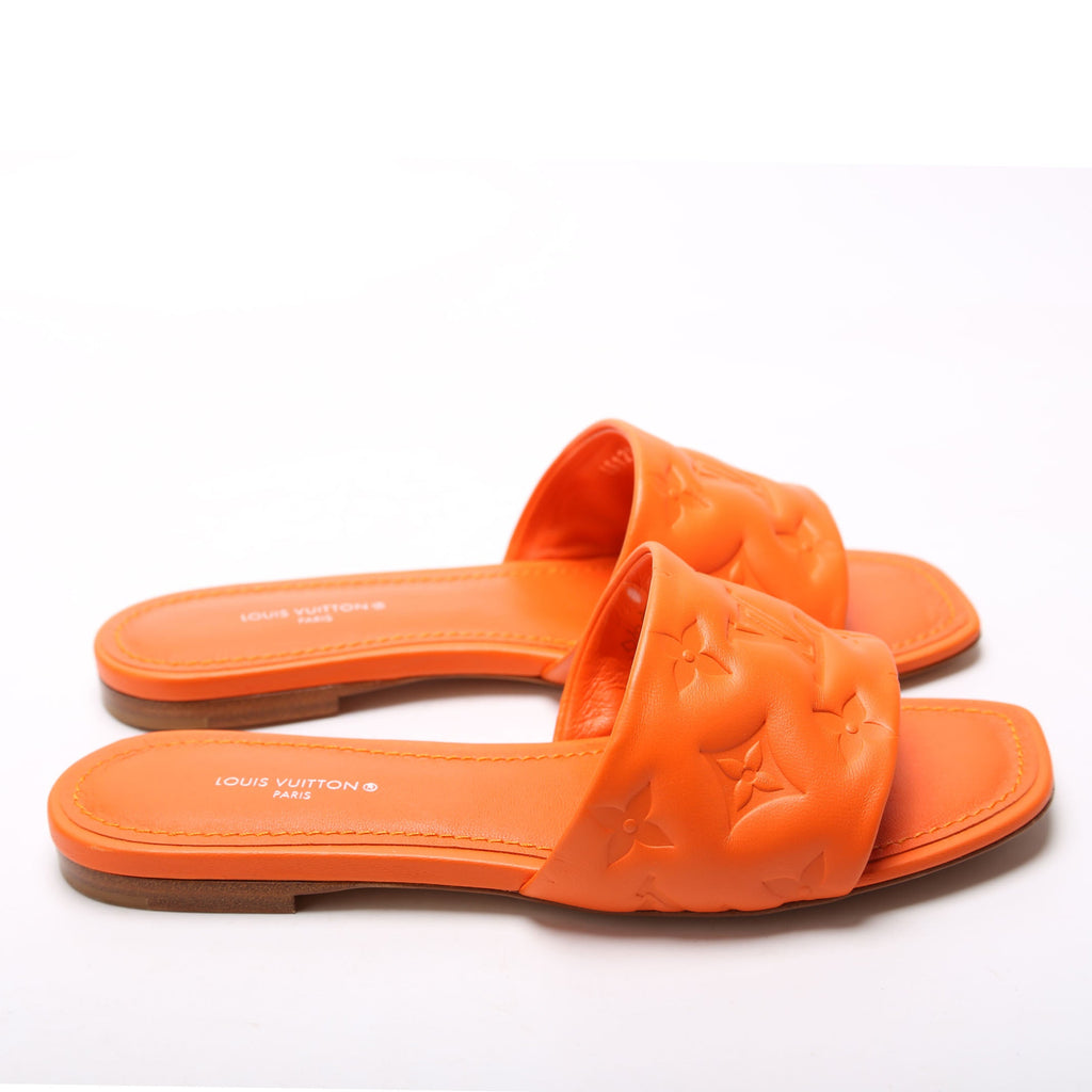 Revival Flat Mules Size 35 Orange