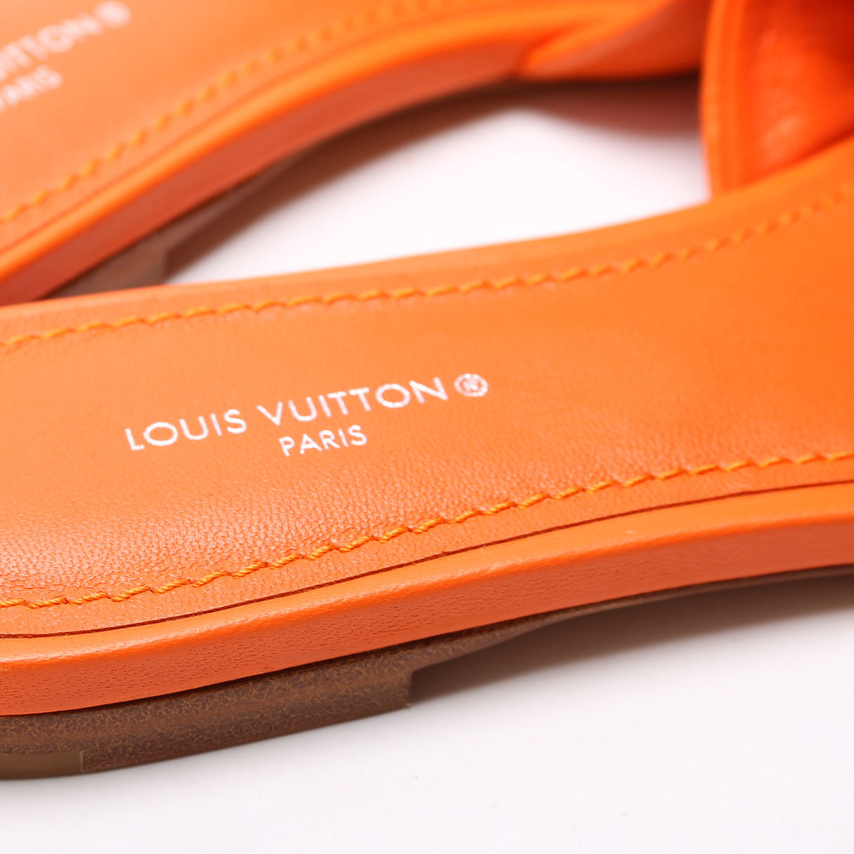 Revival Flat Mules Size 35 Orange