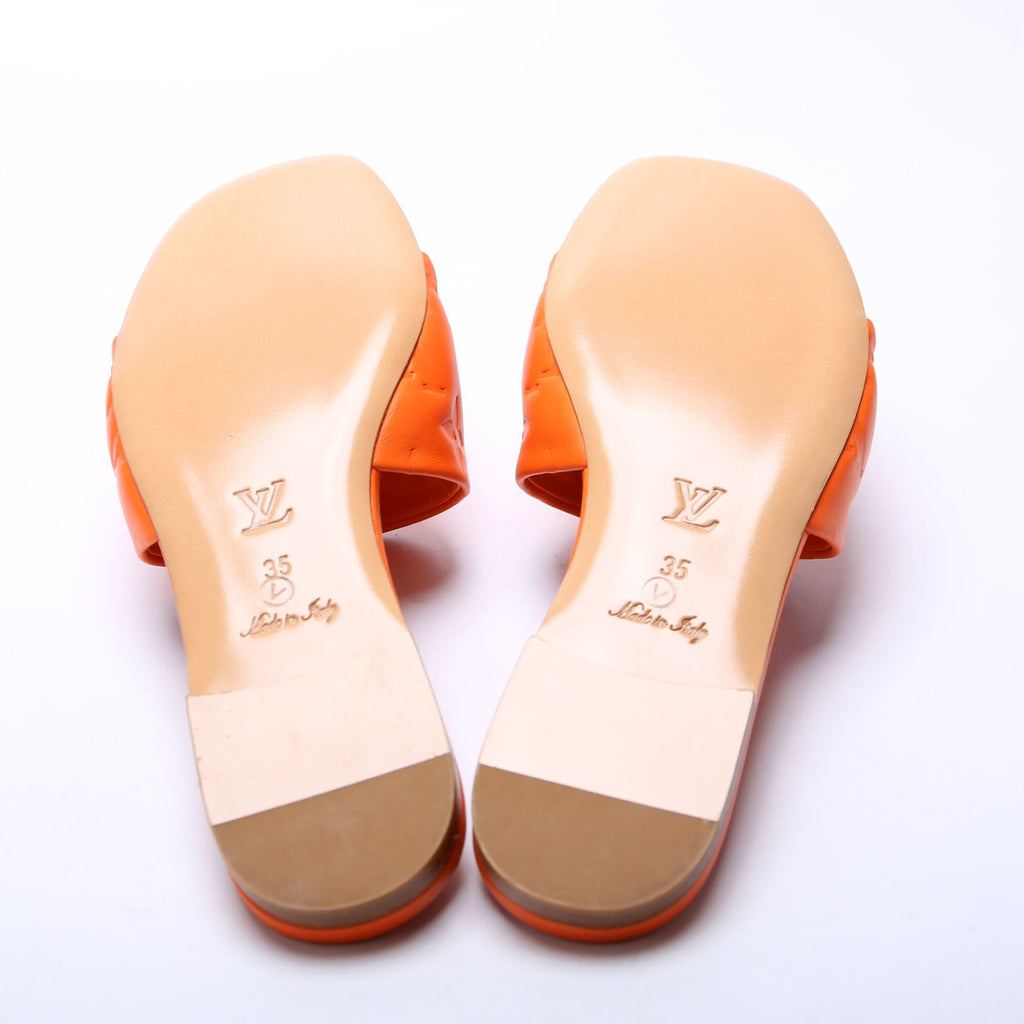 Revival Flat Mules Size 35 Orange
