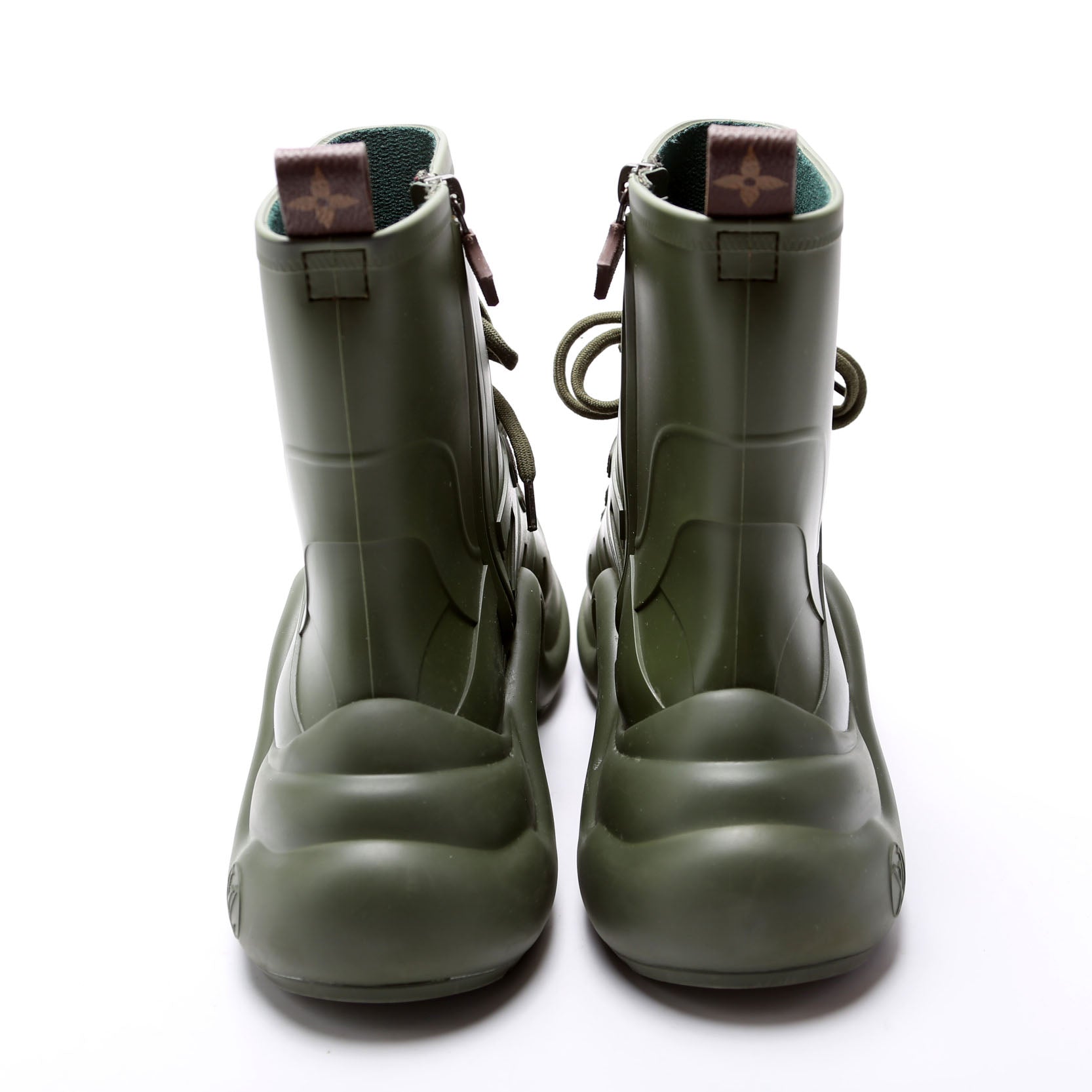 LV Archlight Sneaker Boot Rubber Size 41 Green