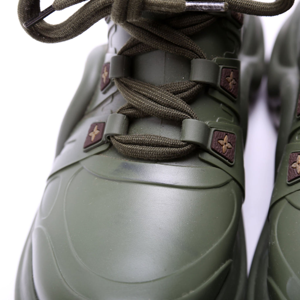 LV Archlight Sneaker Boot Rubber Size 41 Green