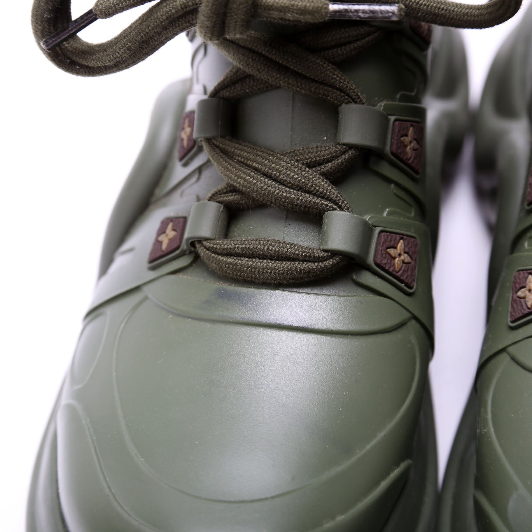 LV Archlight Sneaker Boot Rubber Size 41 Green