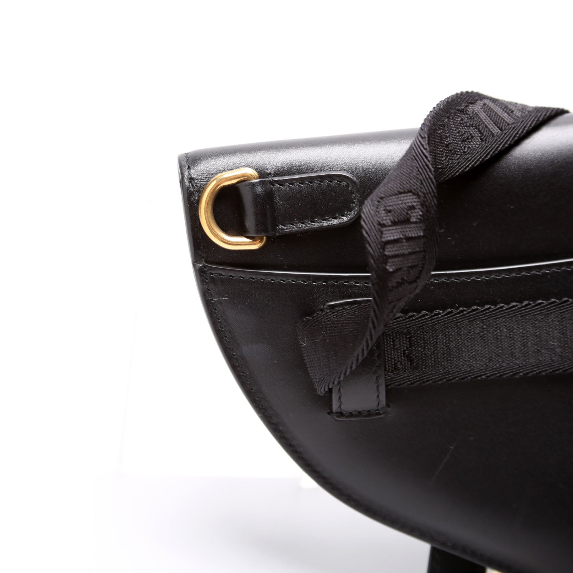 Dior Saddle Pouch Belt Bag Smooth Calfskin Black