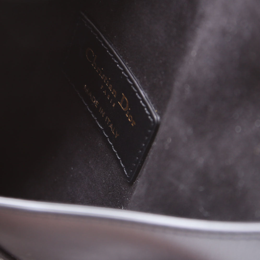 Dior Saddle Pouch Belt Bag Smooth Calfskin Black