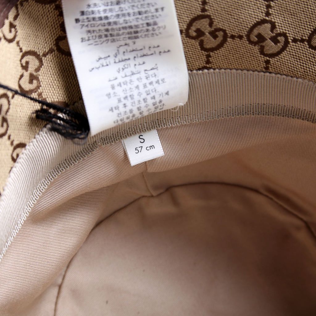 576587 Marmont GG Canvas Bucket Hat Size Small 57cm