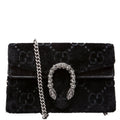 476432 Dionysus GG Velvet Super Mini Black
