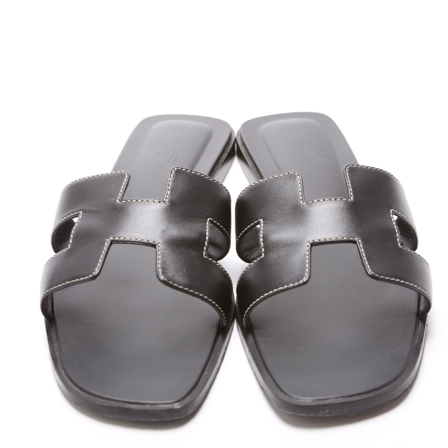 Oran Sandals Size 40.5 Black