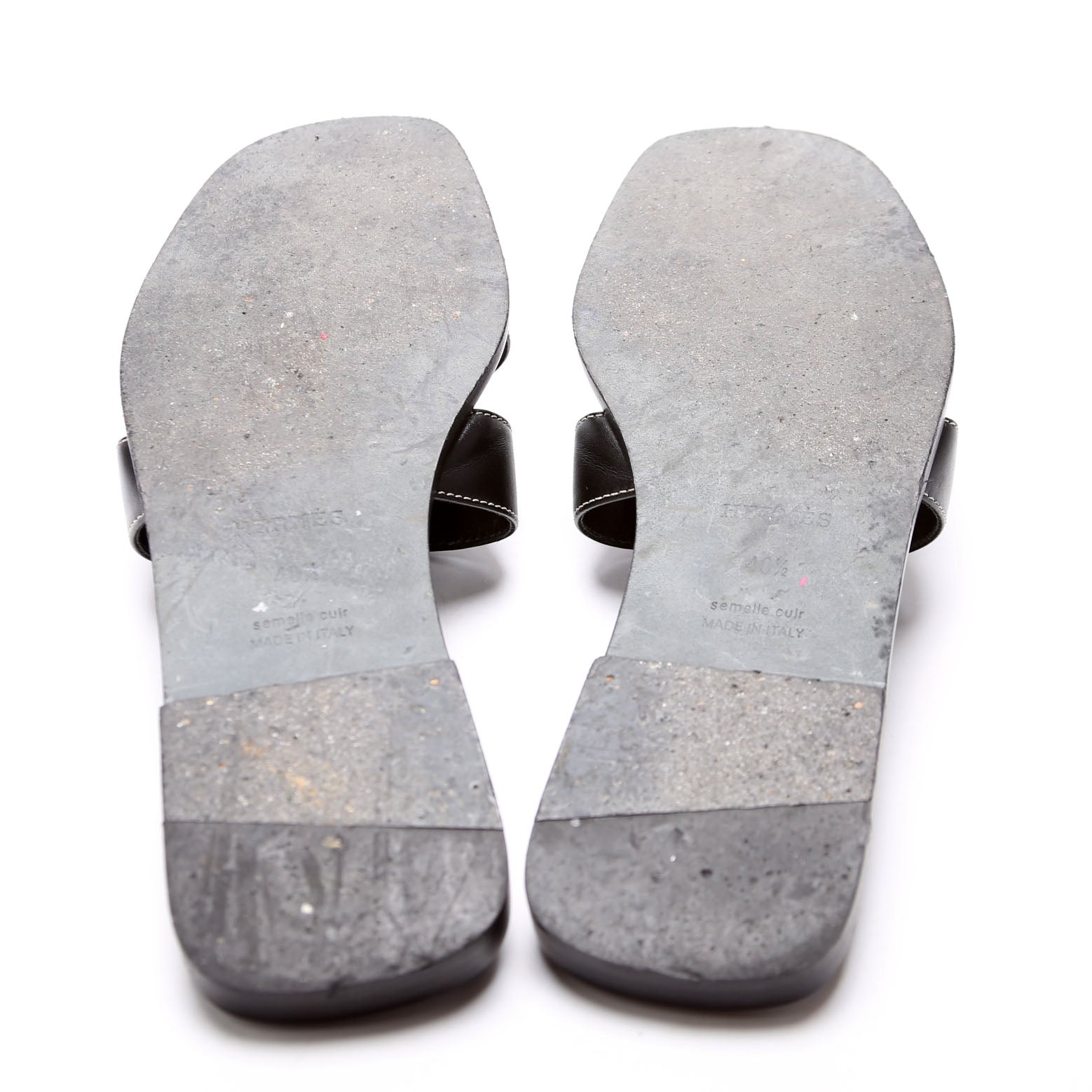 Oran Sandals Size 40.5 Black