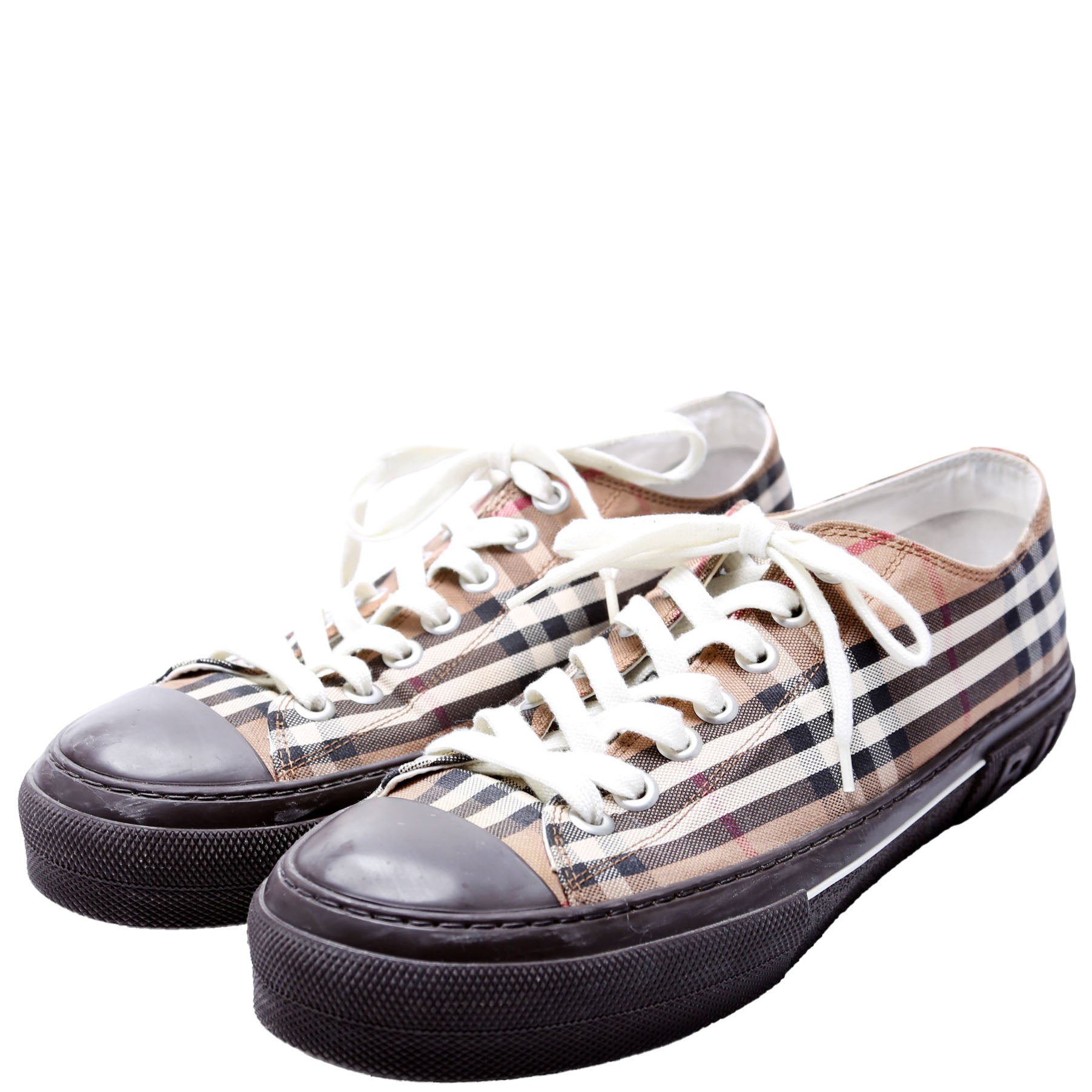 Check Low Top Sneakers 44.5