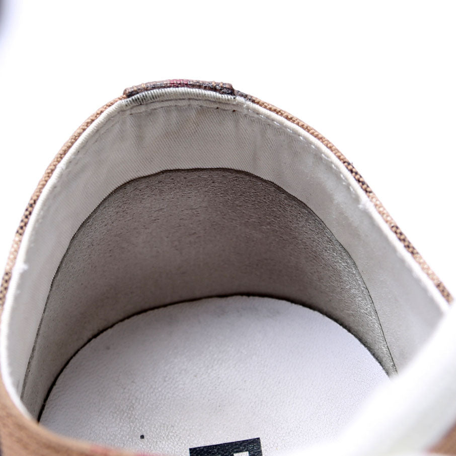 Check Low Top Sneakers 44.5