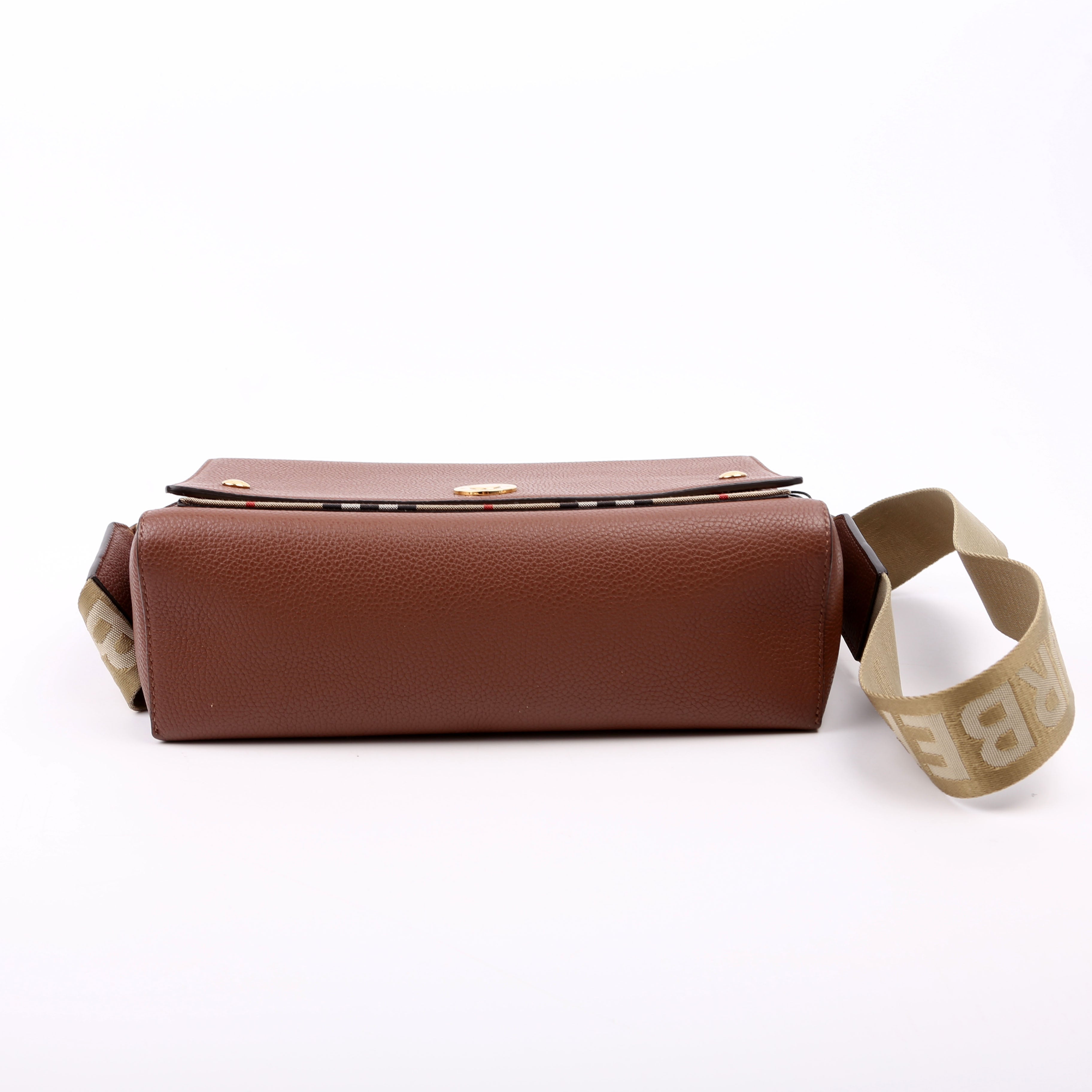 Note Crossbody Vintage Check Medium Brown