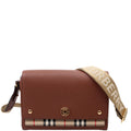 Note Crossbody Vintage Check Medium Brown