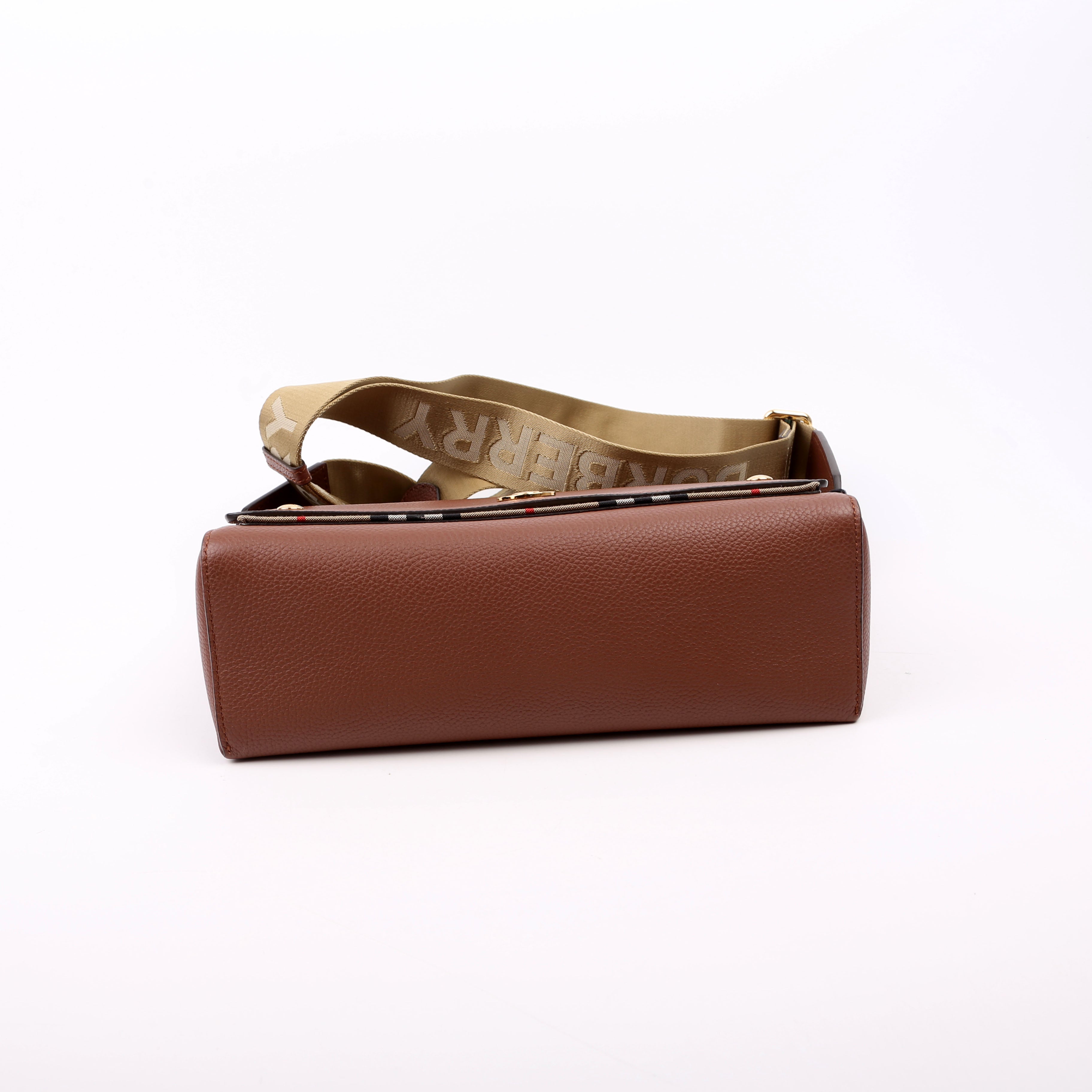 Note Crossbody Vintage Check Medium Brown