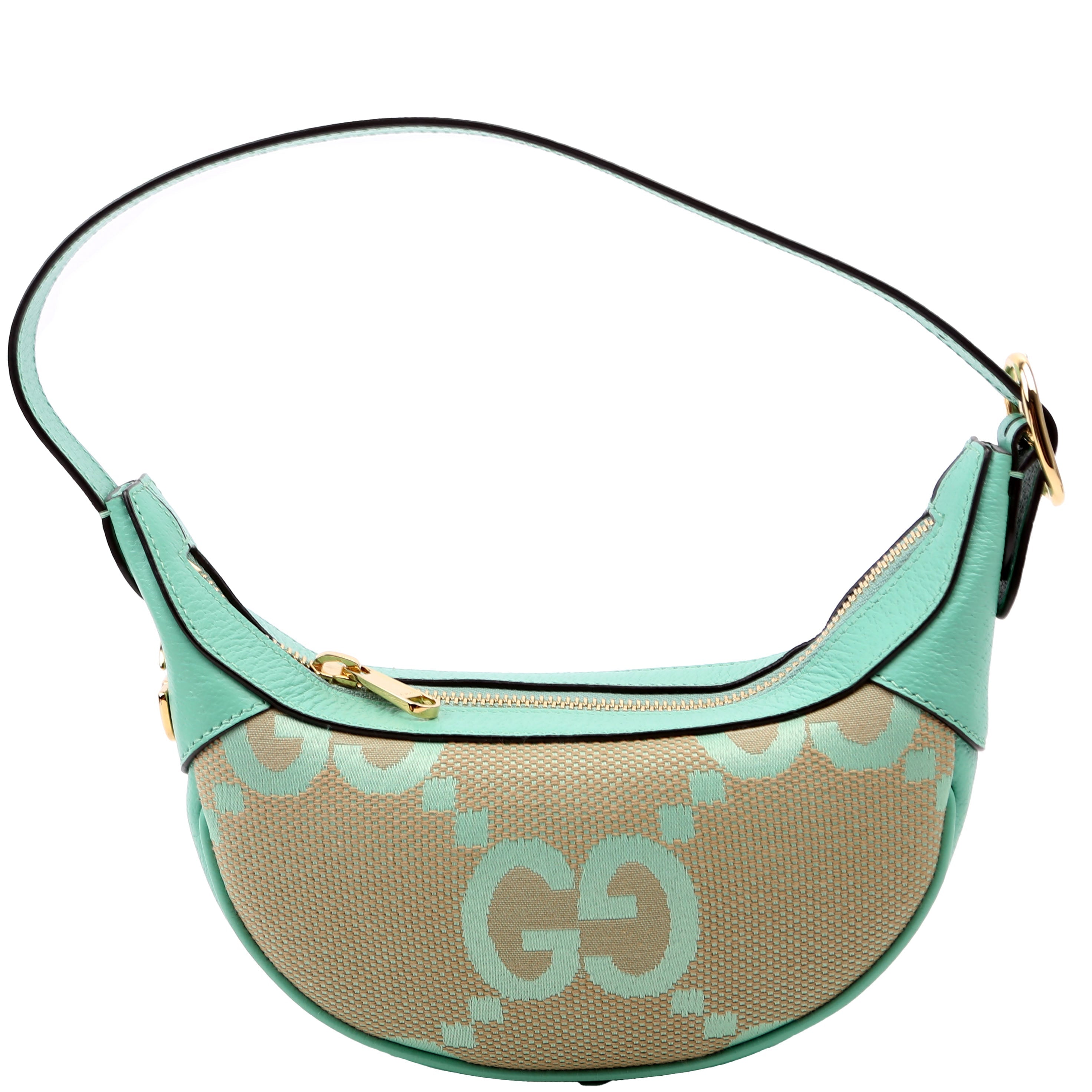 658551 Ophidia Jumbo GG Mini Bag Green