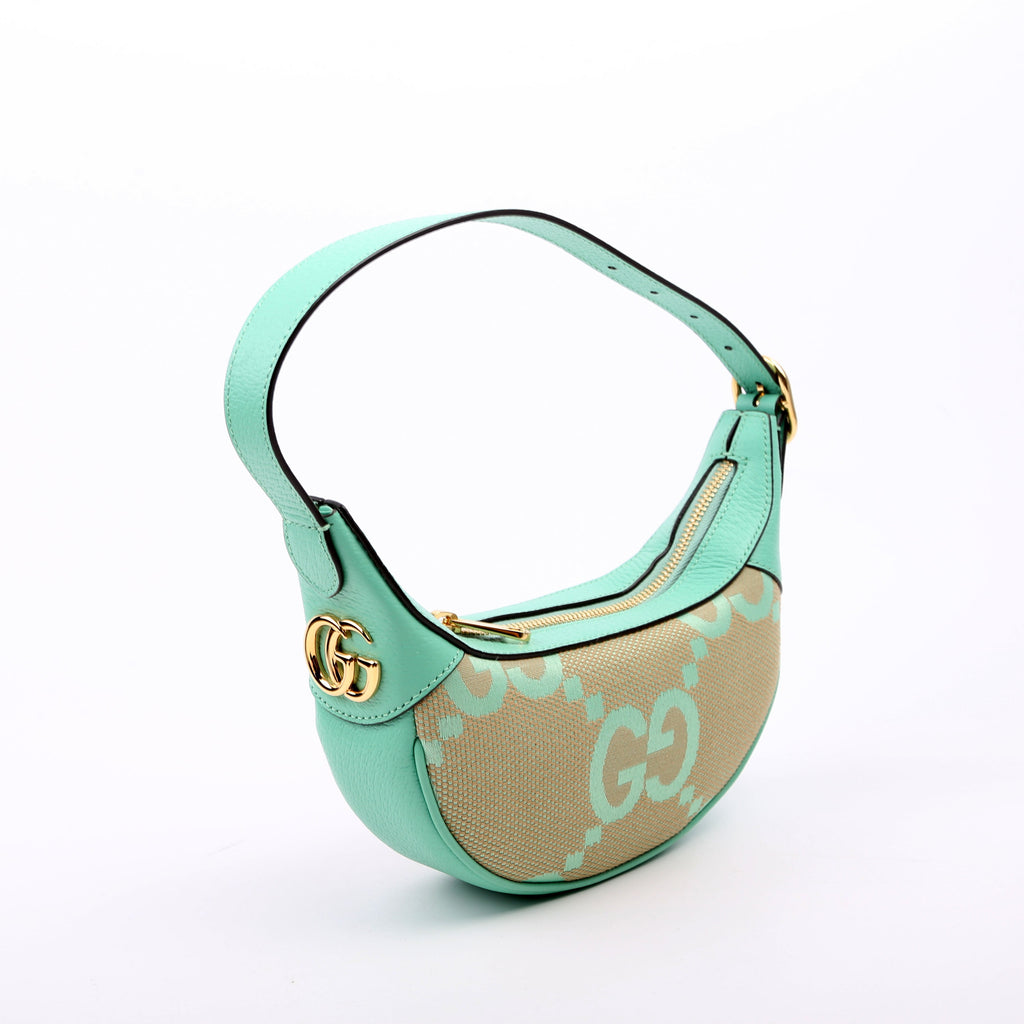658551 Ophidia Jumbo GG Mini Bag Green
