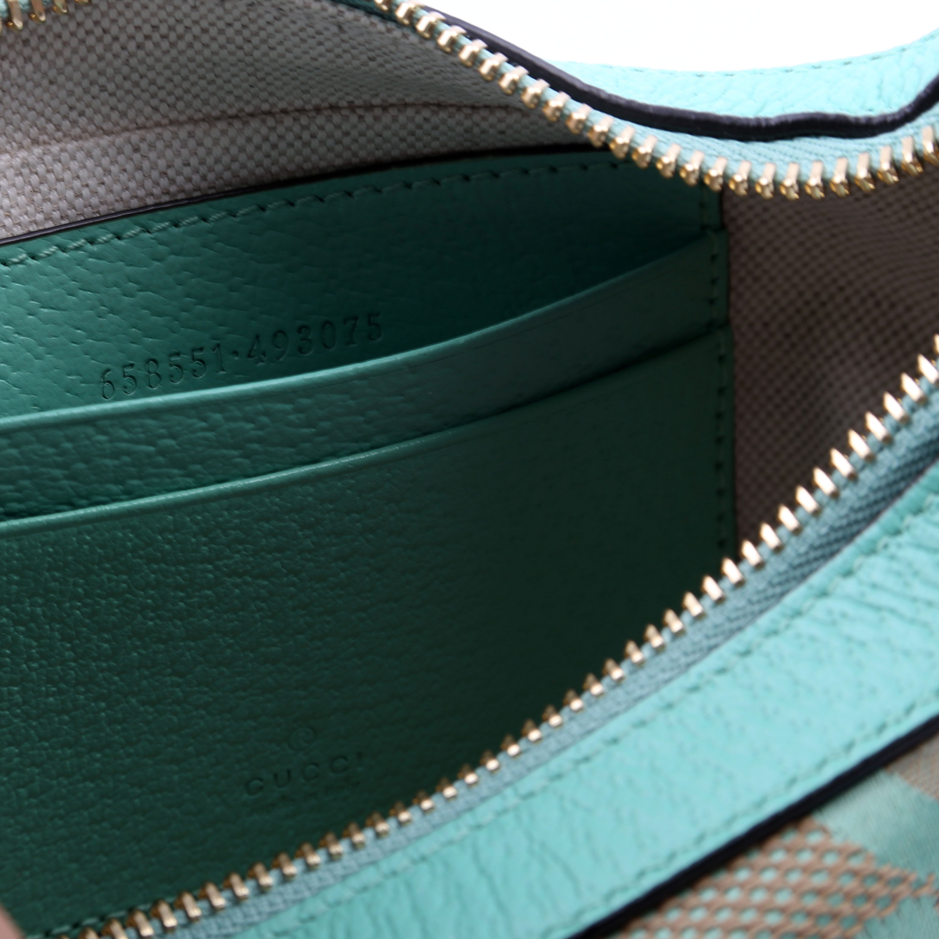 658551 Ophidia Jumbo GG Mini Bag Green