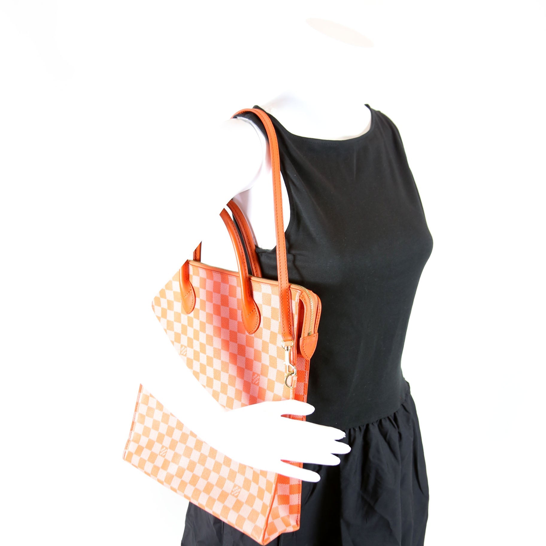 Mobil Bag Damier Couler Orange