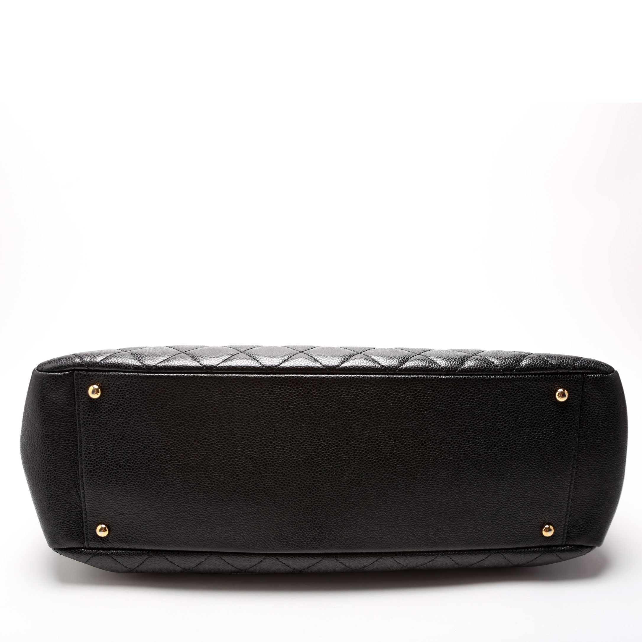 Grand Shopping Tote Extra Large Caviar Black