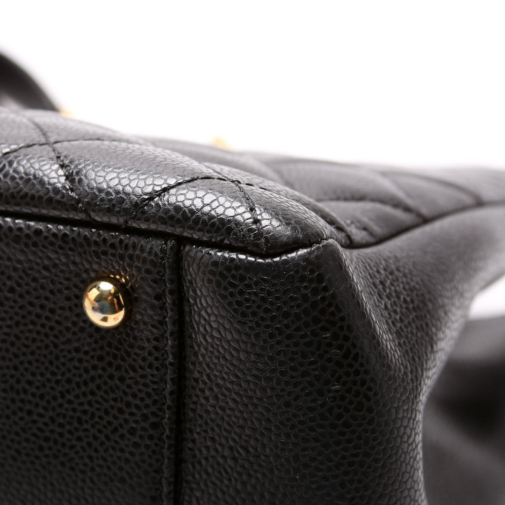 Grand Shopping Tote Extra Large Caviar Black