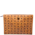 Visetos Large Zip Pouch Cognac