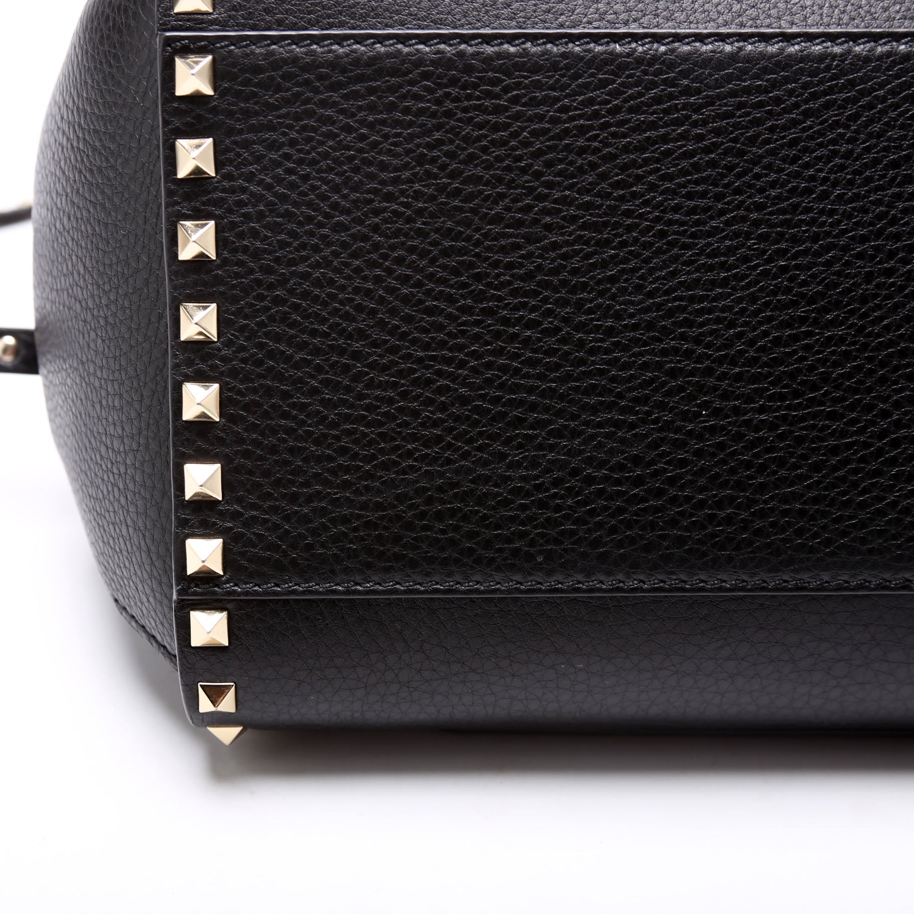 Rockstud Single Handle Bag Black