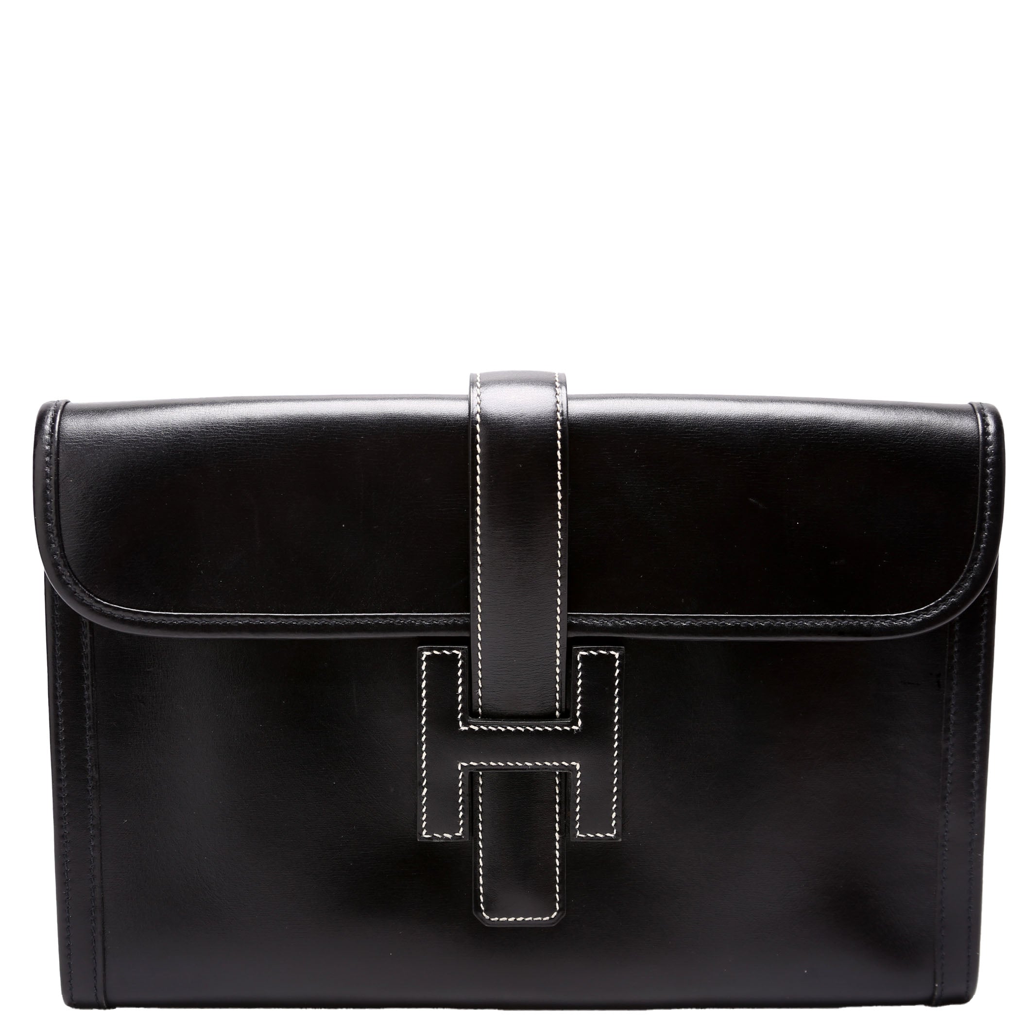 Jige PM Clutch Box Calfskin Vintage Black