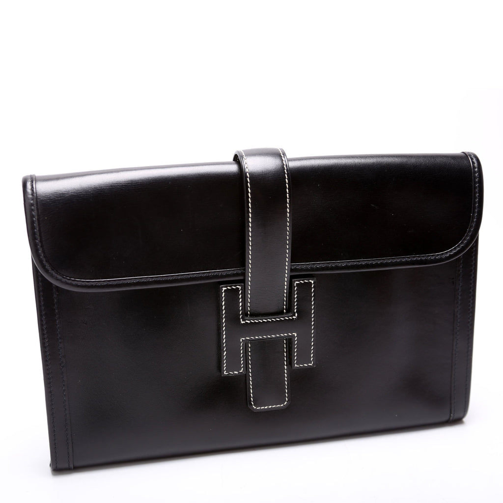 Jige PM Clutch Box Calfskin Vintage Black