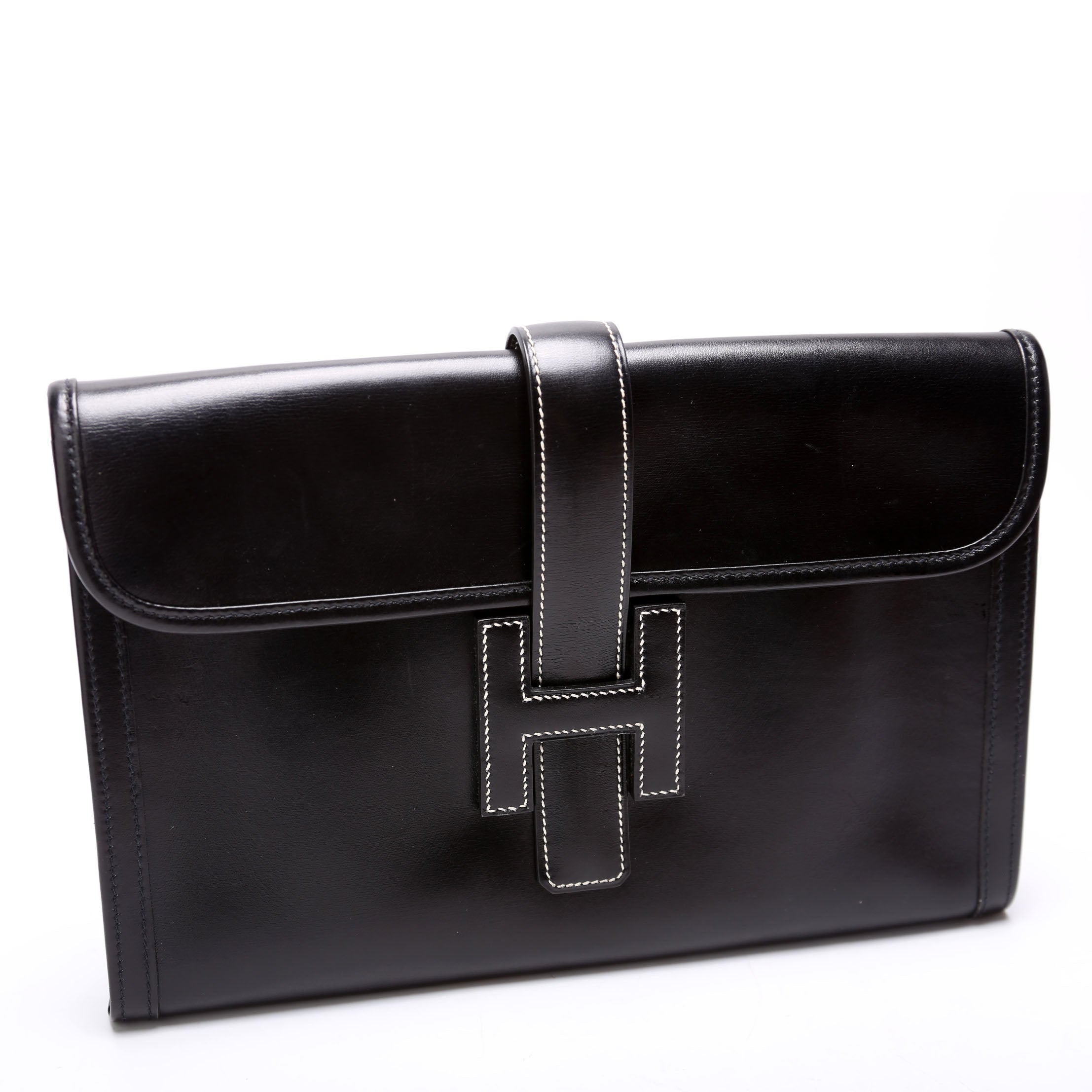 Jige PM Clutch Box Calfskin Vintage Black