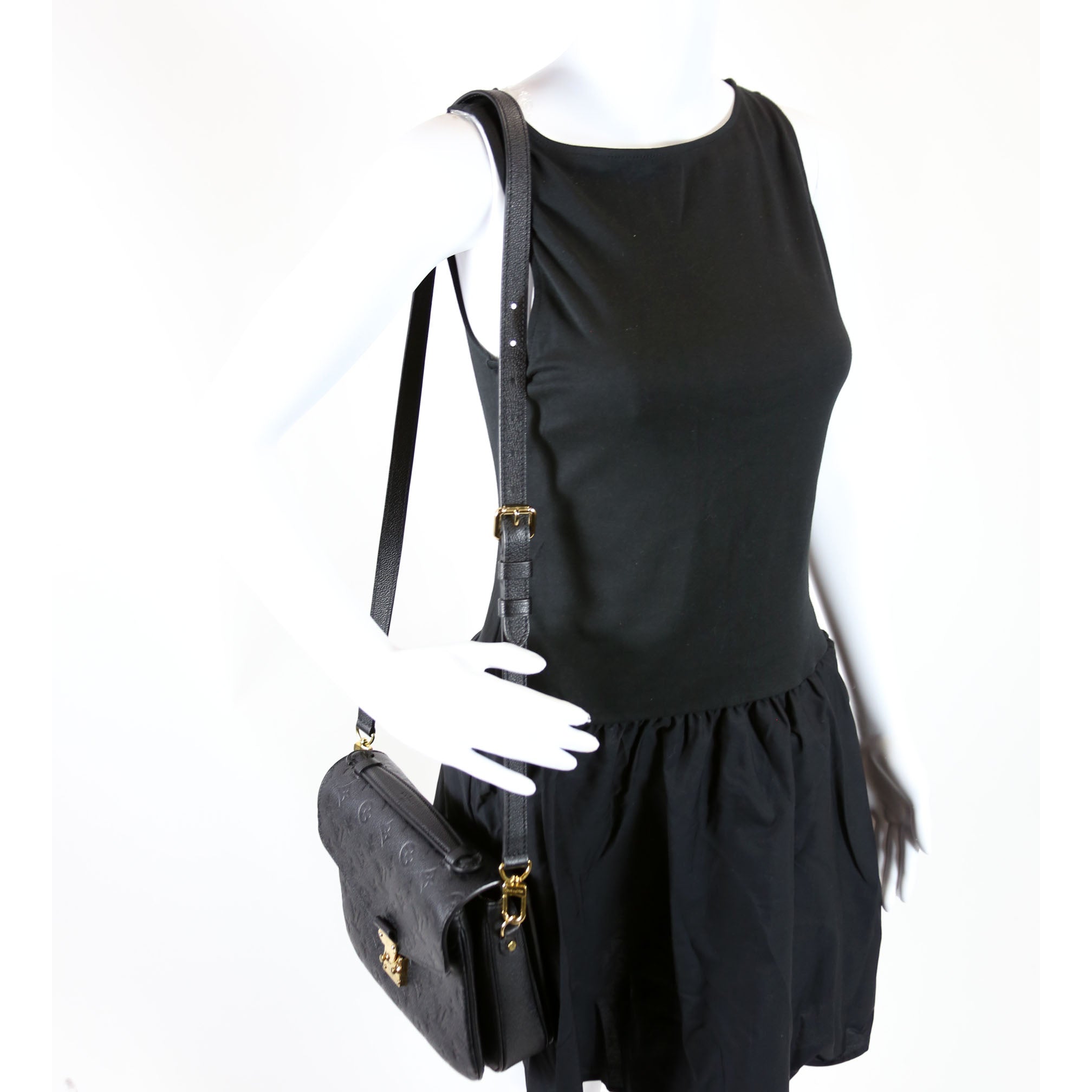 Pochette Metis Empreinte Black