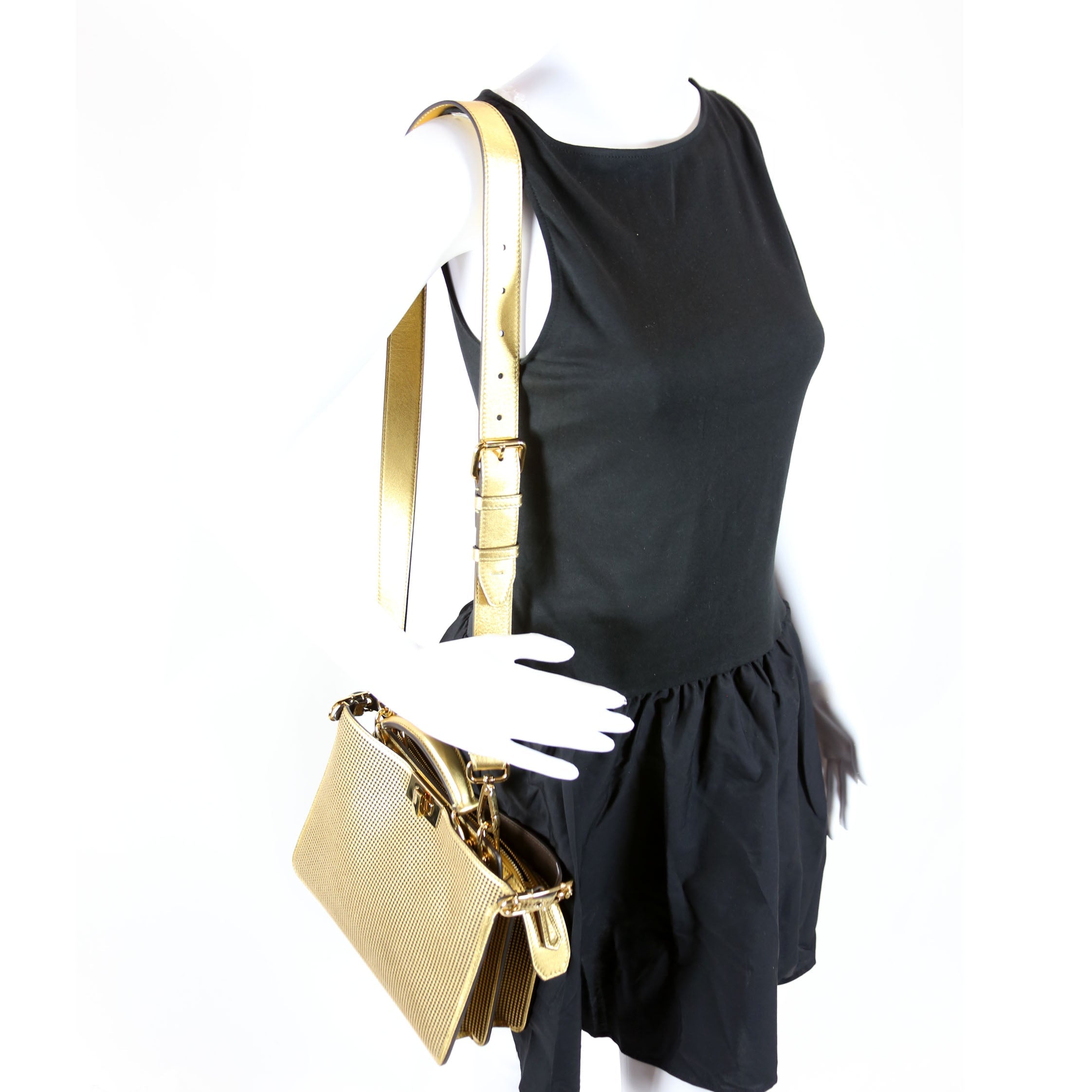 Fendance Peekaboo 'I See U' Metallic Meidum Gold