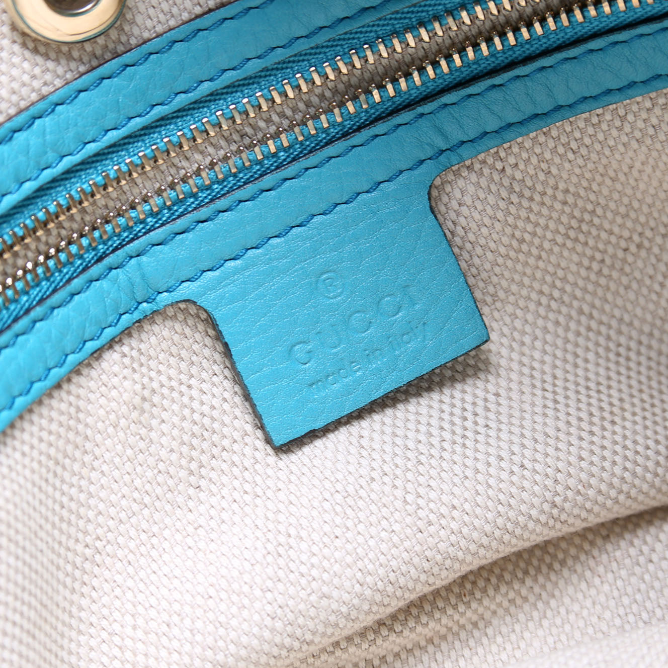 308982 Soho Leather Shoulder Medium Teal